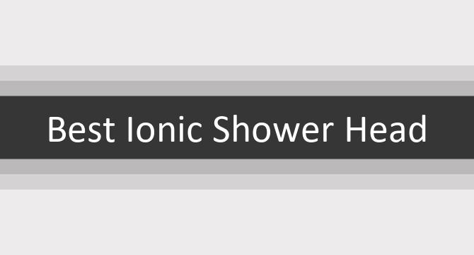 Rymerce Ionic Shower Head 6 month refill Handheld 3 Modes 3 way Function 
