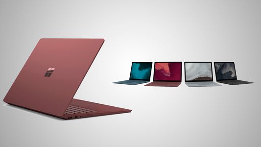 Дизайн Microsoft Surface Laptop 2: фото