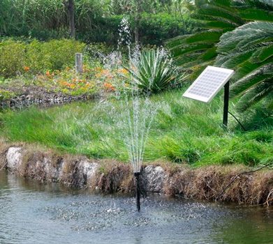 Top 7 Solar Water Fountain From 13 To, Solar Garden Fountain Pump Universal Insert Kit