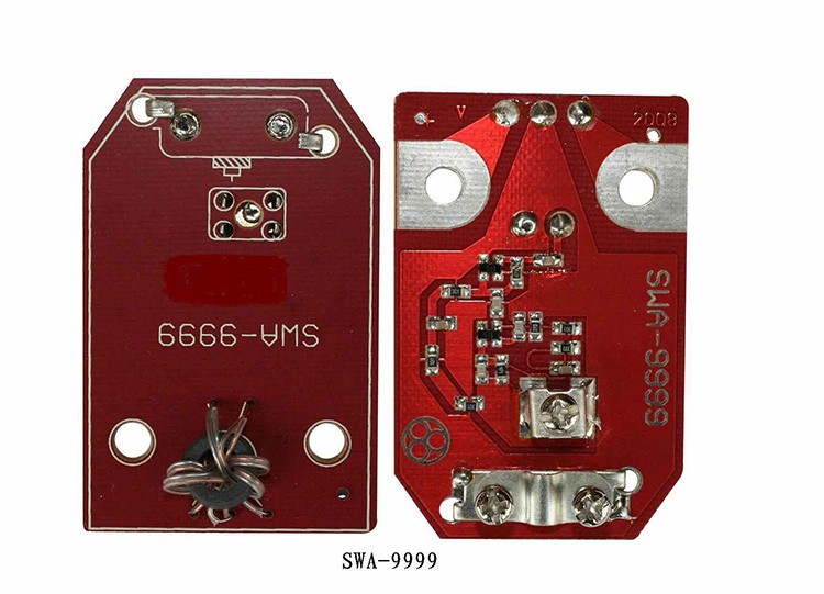 SWA - 9999 Плата имеет набор конденсаторов и резисторов, необходимых для достижения нужных характеристик
