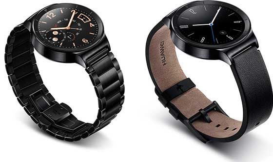 Huawei Watch кожаный и металлический ремешки