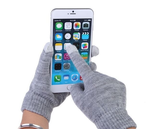 перчатки для смартфона