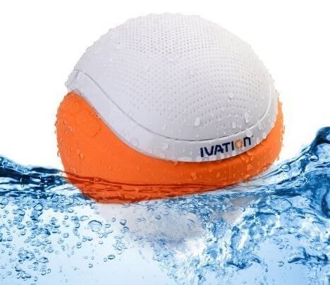 Ivation Waterproof Bluetooth Floating Speaker
