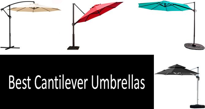 Top 5 Best Cantilever Umbrellas In 2021, Angled Patio Umbrellas
