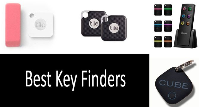 Hyrrt Key Finder Wireless RF Item Locator Pet Tracker Wallet Tracker 1 Transmitter with 6 Receivers Key RF Locator