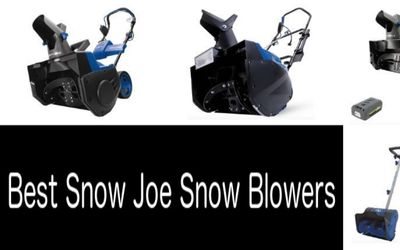 Best Snow Joe snow blowers min: photo