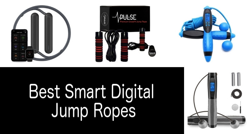 Digital Smart Counting Speed Jump Rope with Calorie & MOVTOTOP Skipping Rope 