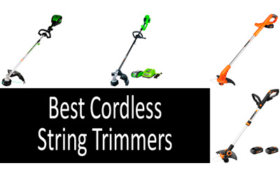 Best cordless string trimmers min: photo
