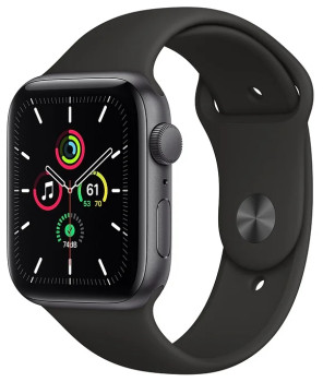 Apple Watch SE GPS 44mm Aluminum Case with Sport Band: фото