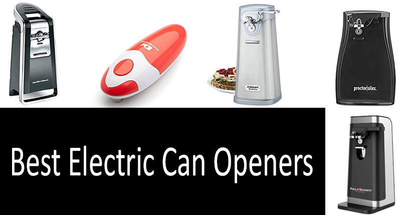 Tin Opener with One Touch Switch ASSCA Electric Can Opener Kitchen Restaurant Chef’s Best Choice-Powerful Hand Free Can Opener Safe & Easy