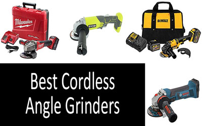 Best cordless angle grinders: photo