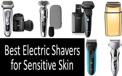 Best electric shaver for sensitive skin min: photo