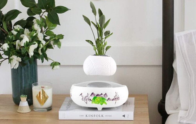Details about   Levitating Air Rotation Spinning Flower Plant Pot Magnetic Floating Smart Home 