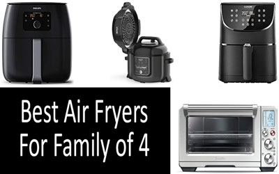 Best air fryers for family min: photo