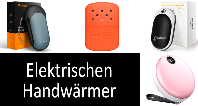 Schwarz EXTSUD Handwärmer USB wiederaufladbarer  Power Bank tragbarer Taschen 
