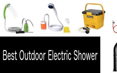 Best outdoor electric shower: photo