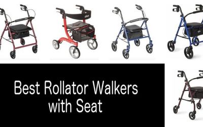 Best rollator walker with seat min: photo