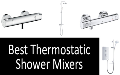 Best thermostatic shower mixer: photo