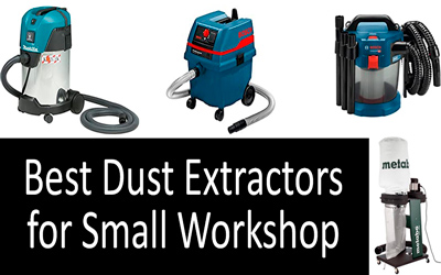 Best dust extractor for small workshop: photo