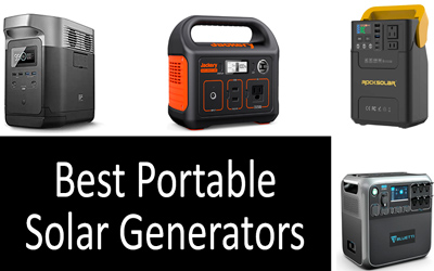 Best portable solar generators: photo