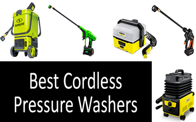 Best cordless pressure washers: photo