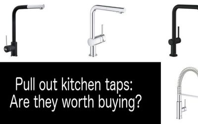 Pull out kitchen taps min: photo